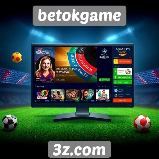 interface do betokgame é amigável e intuitiva